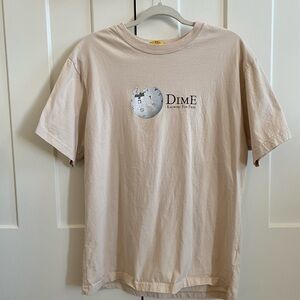 Dime “Dimepedia” Tee in Tan